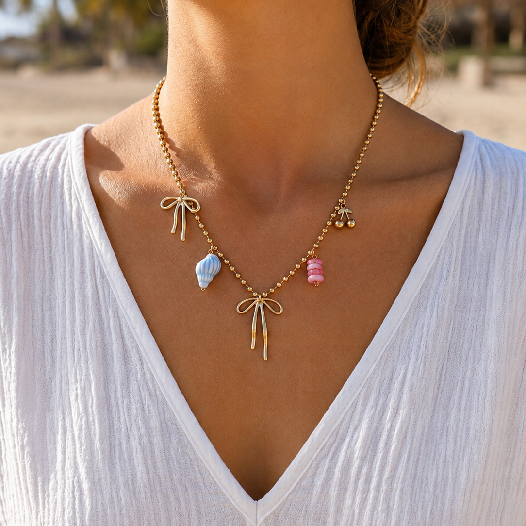 Whimsical Charm Trinket Necklace