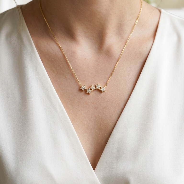 Celestial Starlight Cluster Chain