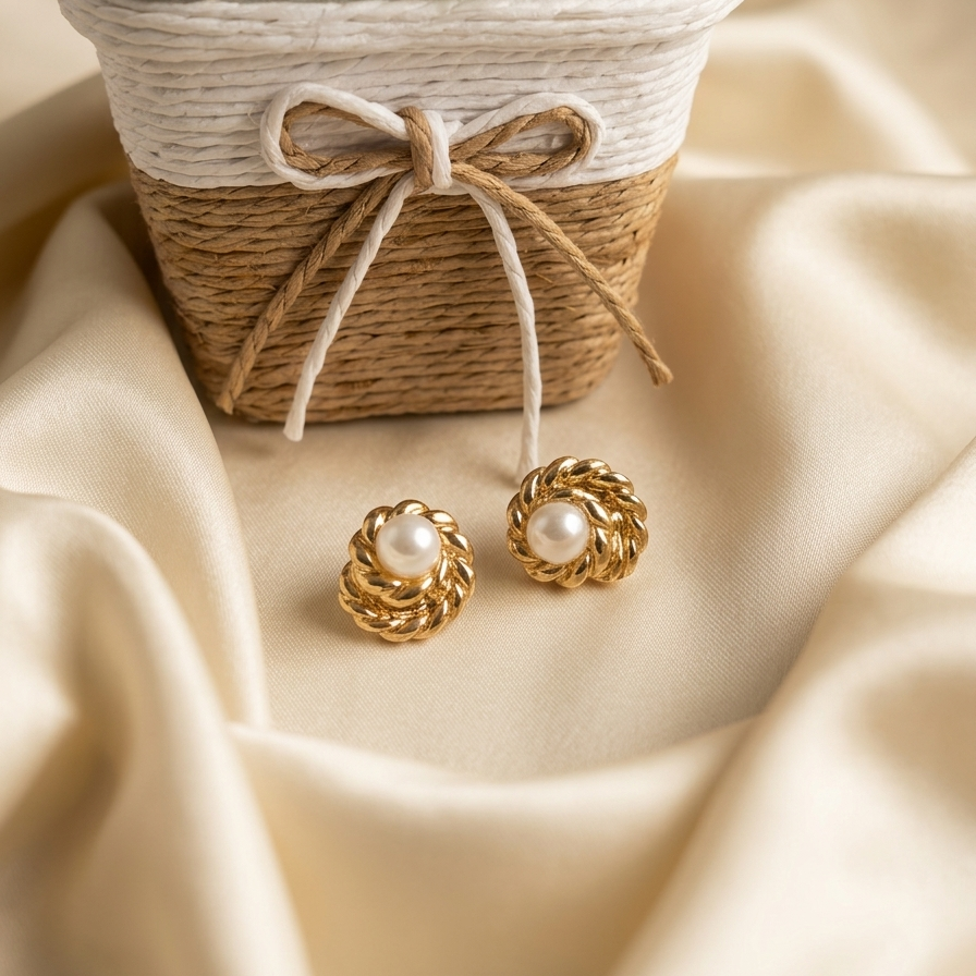 Eternal Radiance Pearl Studs