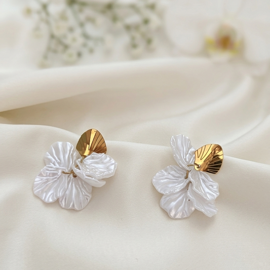 Celestial Petal Floral Earrings
