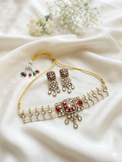 Pearl Kundan Necklace