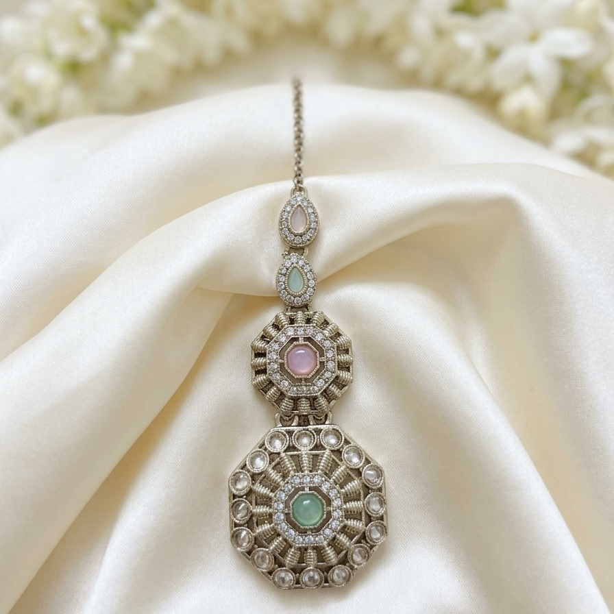 Pastel Symphony Antique Finish Choker