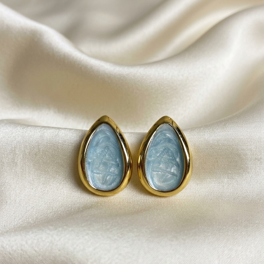 Teardrop Studs