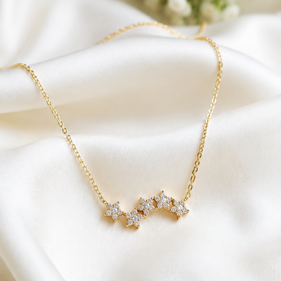 Celestial Starlight Cluster Chain