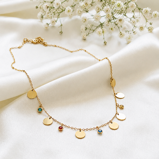 Ethereal Constellation Disc Necklace