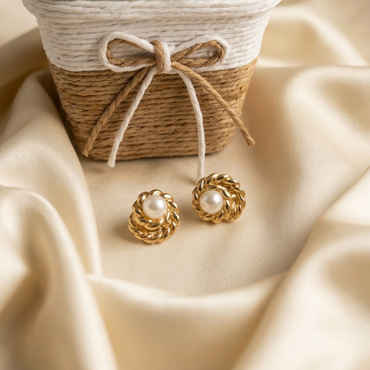 Eternal Radiance Pearl Studs