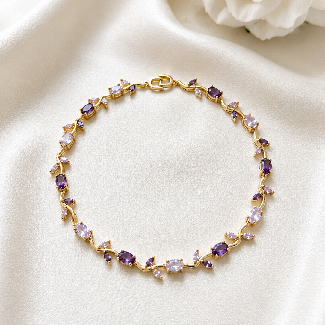 Multicolor Emerald Tulip bracelet