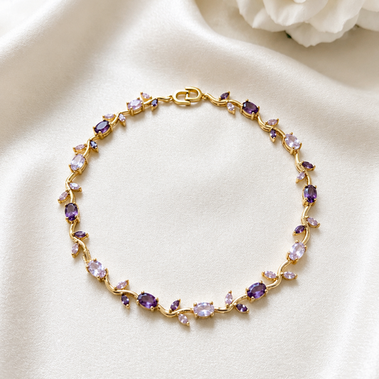 Multicolor Emerald Tulip bracelet