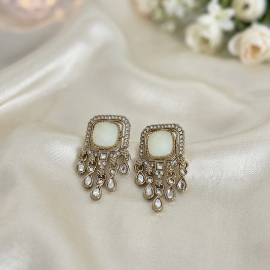 Royale Kundan Drop Earrings