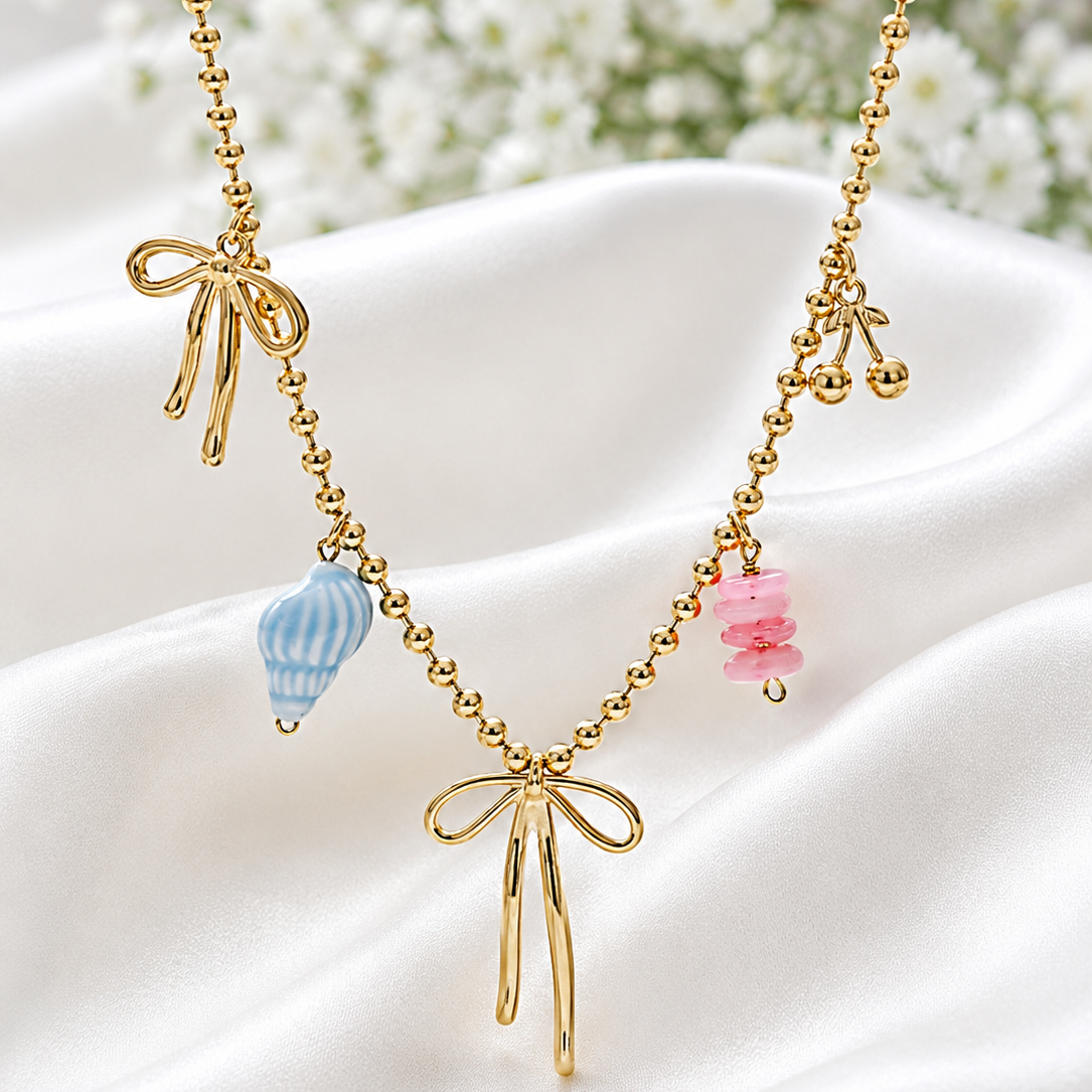 Whimsical Charm Trinket Necklace